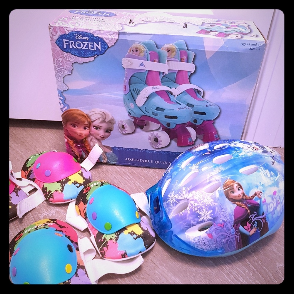 Disnsy Frozen adjustable quad skates Size 1-4